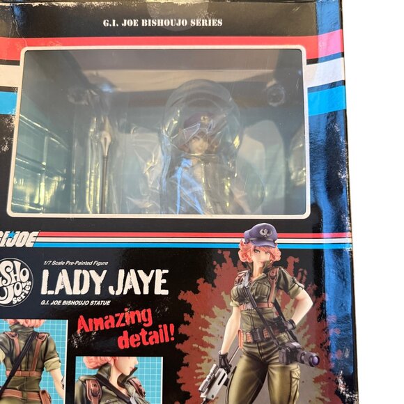G.I. Joe Bishoujo Series Lady Jaye Collectible 1/7 Scale Pre-Painted Figure Stat - Picture 8 of 8